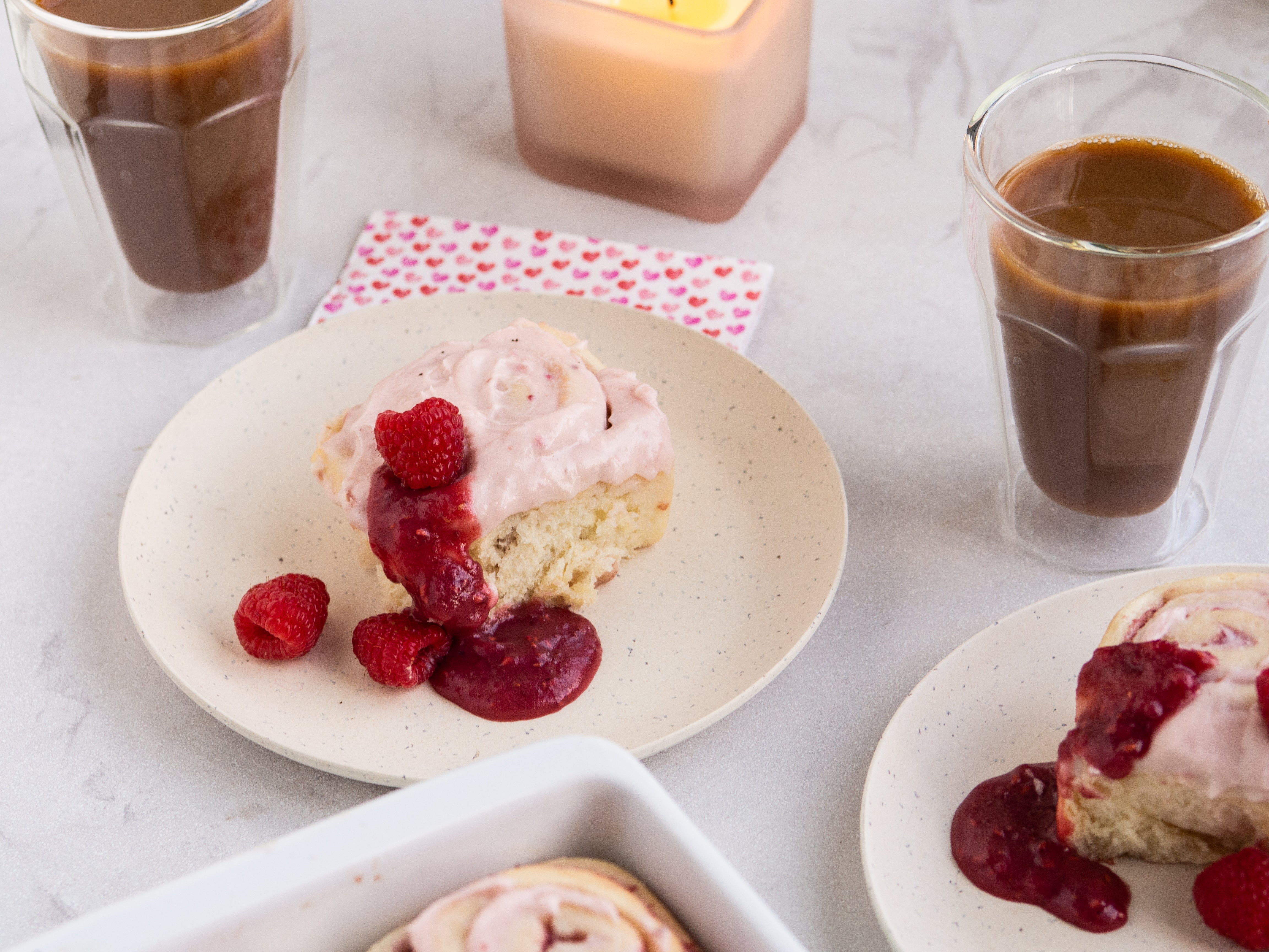Balzac’s Raspberry Cinnamon Rolls