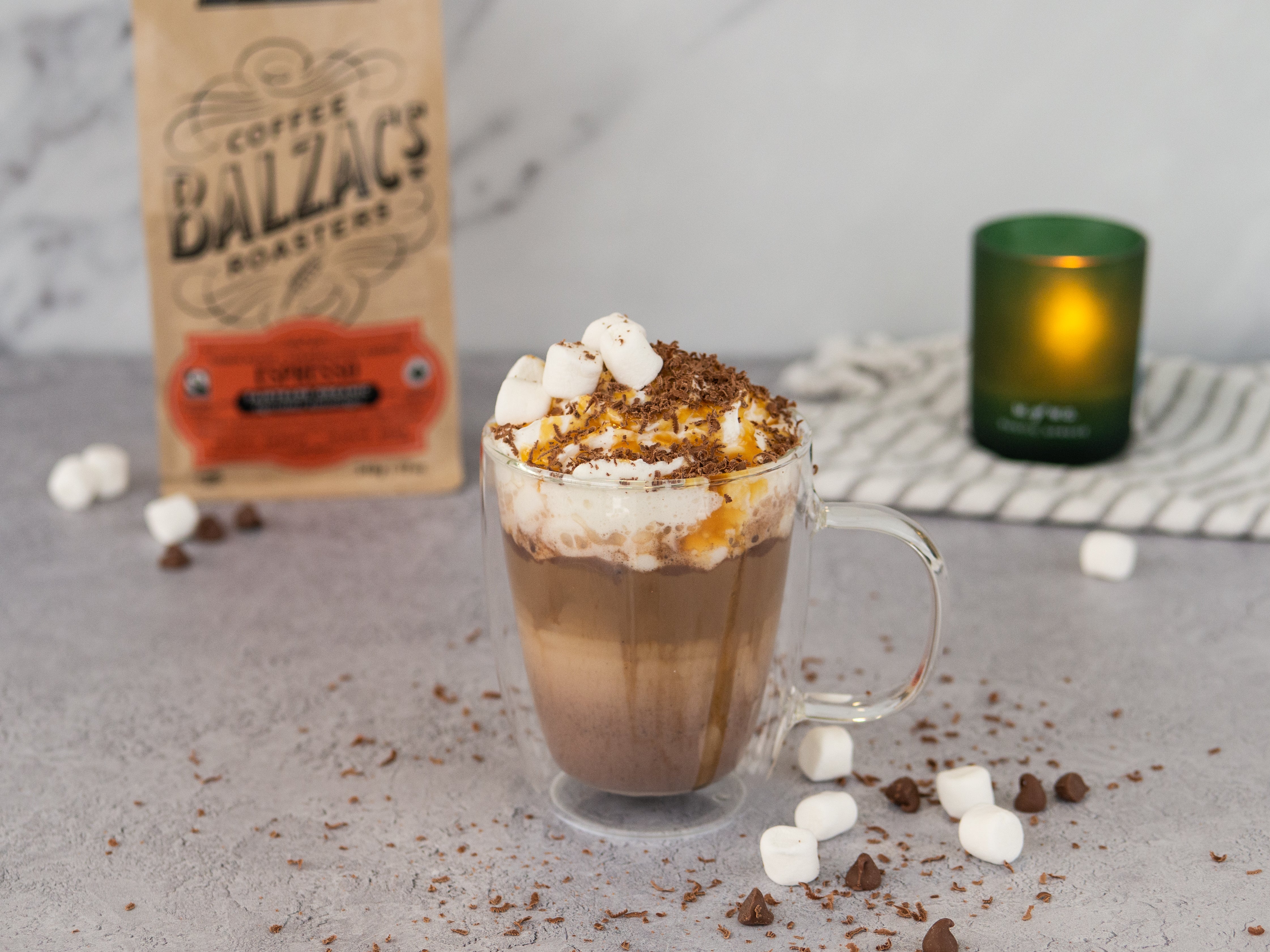 Mocha Marshmallow Hot Chocolate
