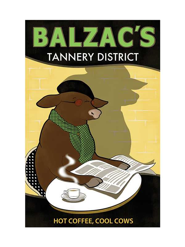 Balzac's Kitchener Café Poster